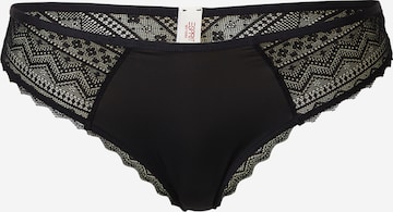 Slip ESPRIT en noir : devant