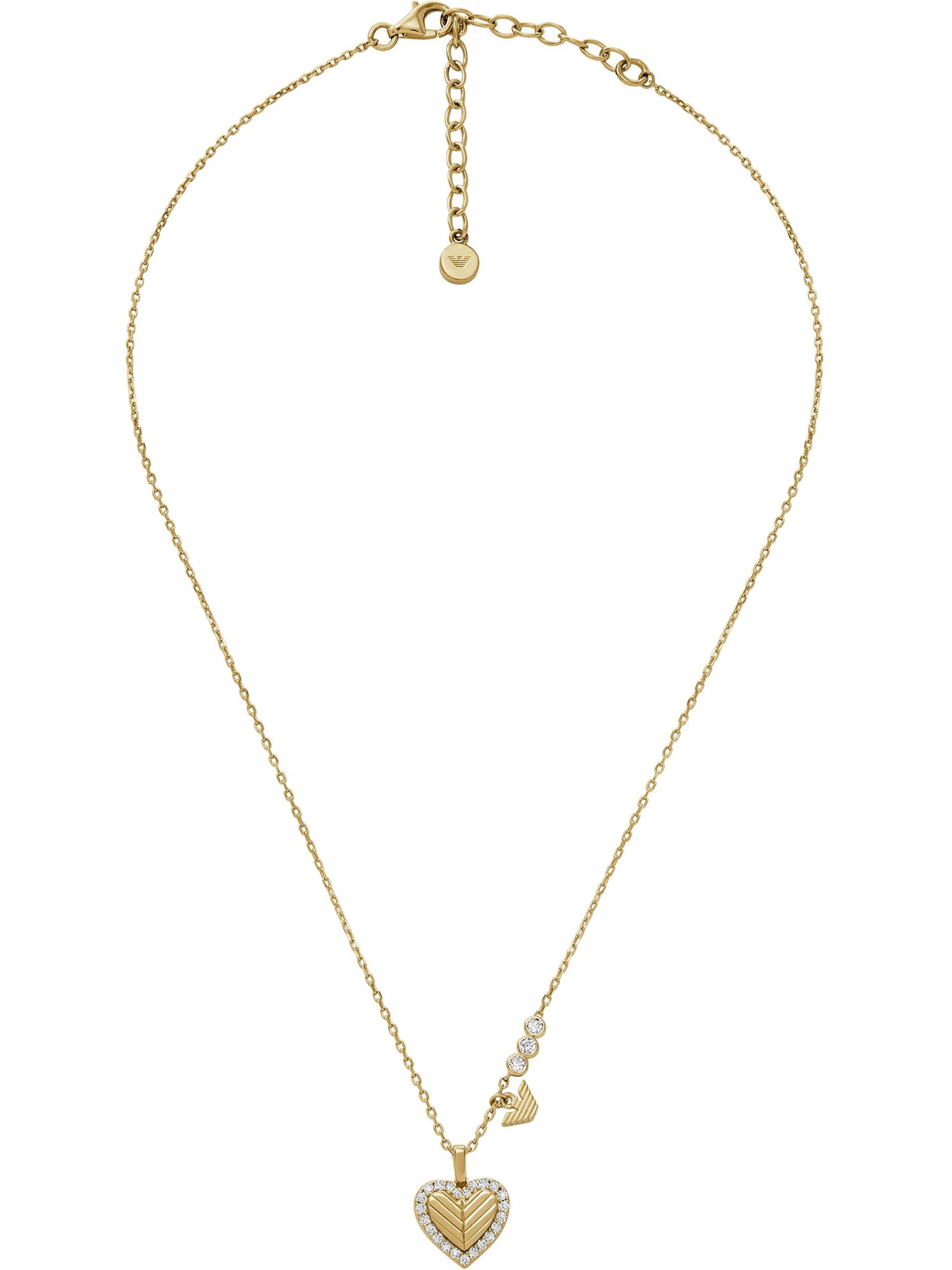 Emporio Armani Halsband i guld: framsida