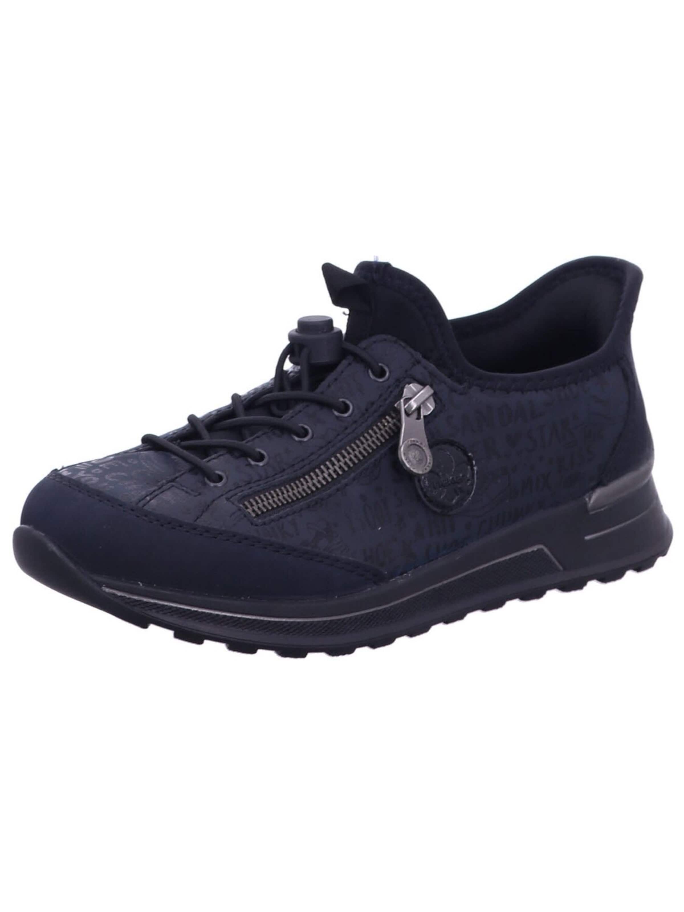 Rieker - Zapatillas deportivas bajas 'Sneaker Low Damen N1455 14 Kunststoff (Synthetik) in blau' en azul: frente