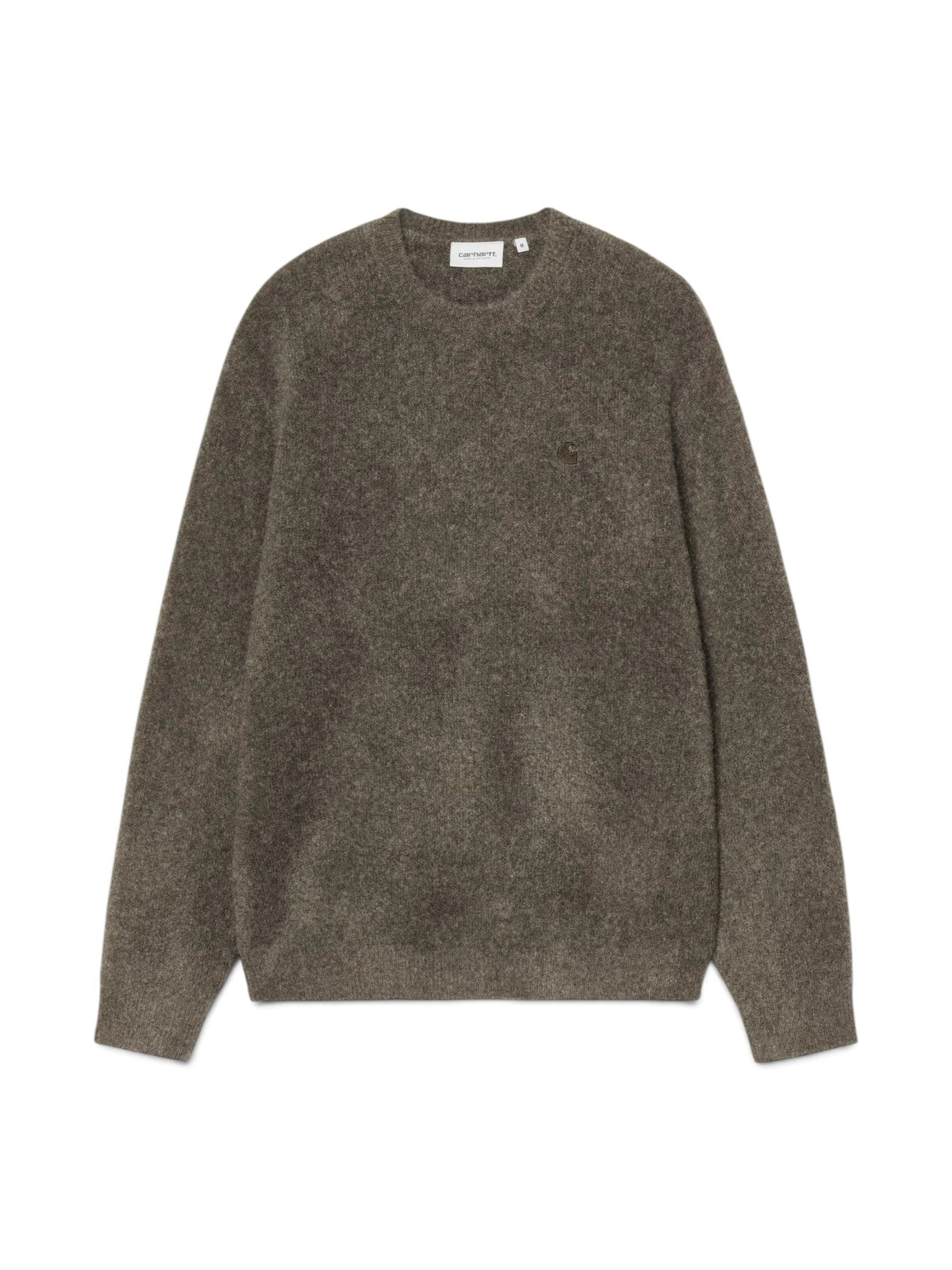 Carhartt WIP Sweter 'CURTIS SWEATER TANGLED SHUNGITE' w rozmiarze XS w kolorze szarym, Podgląd produktu