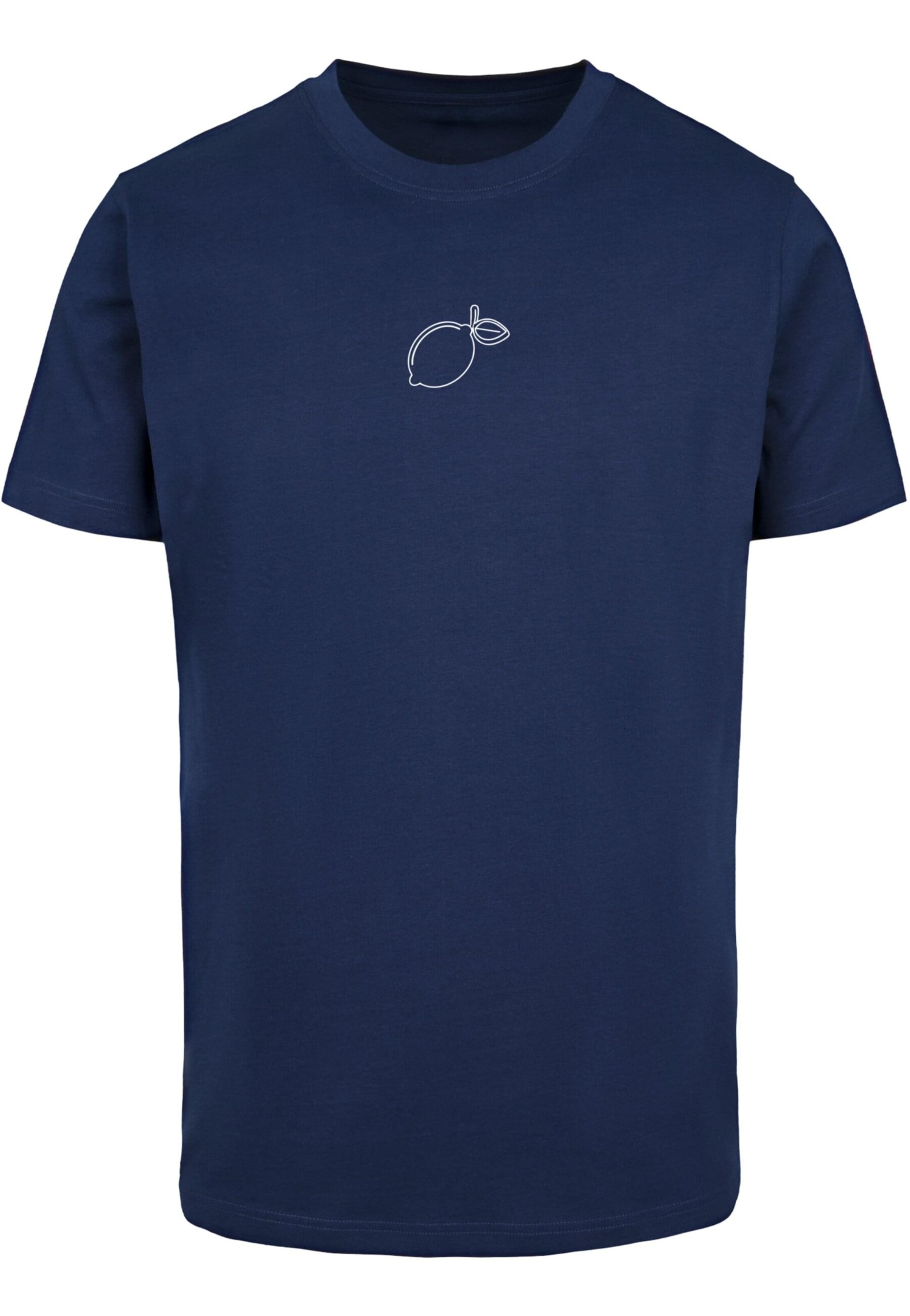 T-Shirt 'Summer - Lemon' Merchcode en bleu : devant