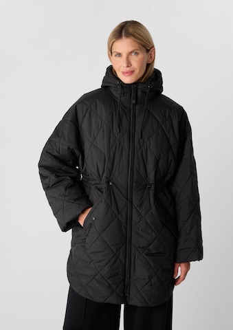 COMMA Wintermantel in Zwart: voorkant