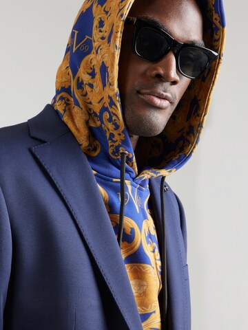 19V69 ITALIA - Sudadera 'Matteo Golden' en azul