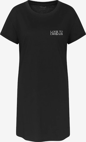 Chemise de nuit TRIUMPH en noir : devant