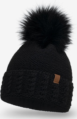 Vivisence Mütze '70103' in Schwarz: Vorderseite