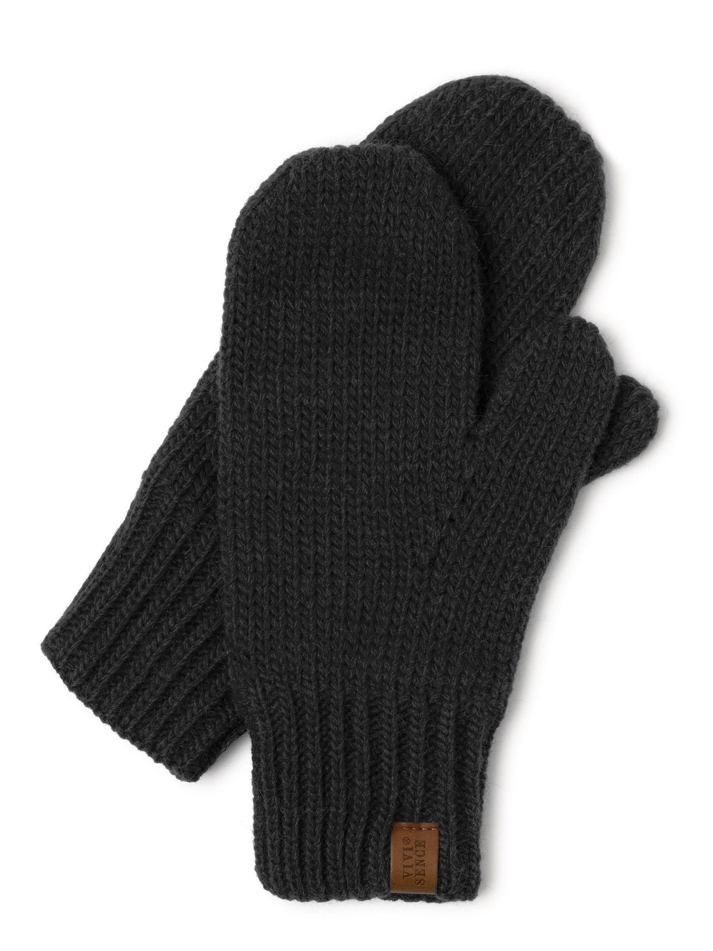 Vivisence Vingerhandschoenen '7015R' in Zwart