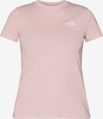 THE NORTH FACE T-Shirt 'Evolution Simple Dome' in Pink: Vorderseite