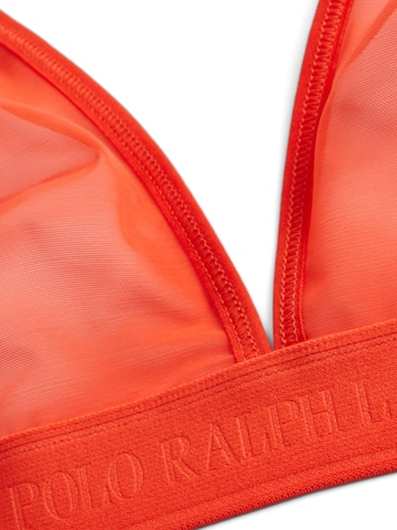 Polo Ralph Lauren Triangle Bra ' UNLINED PLUNGE BRA ' in Orange