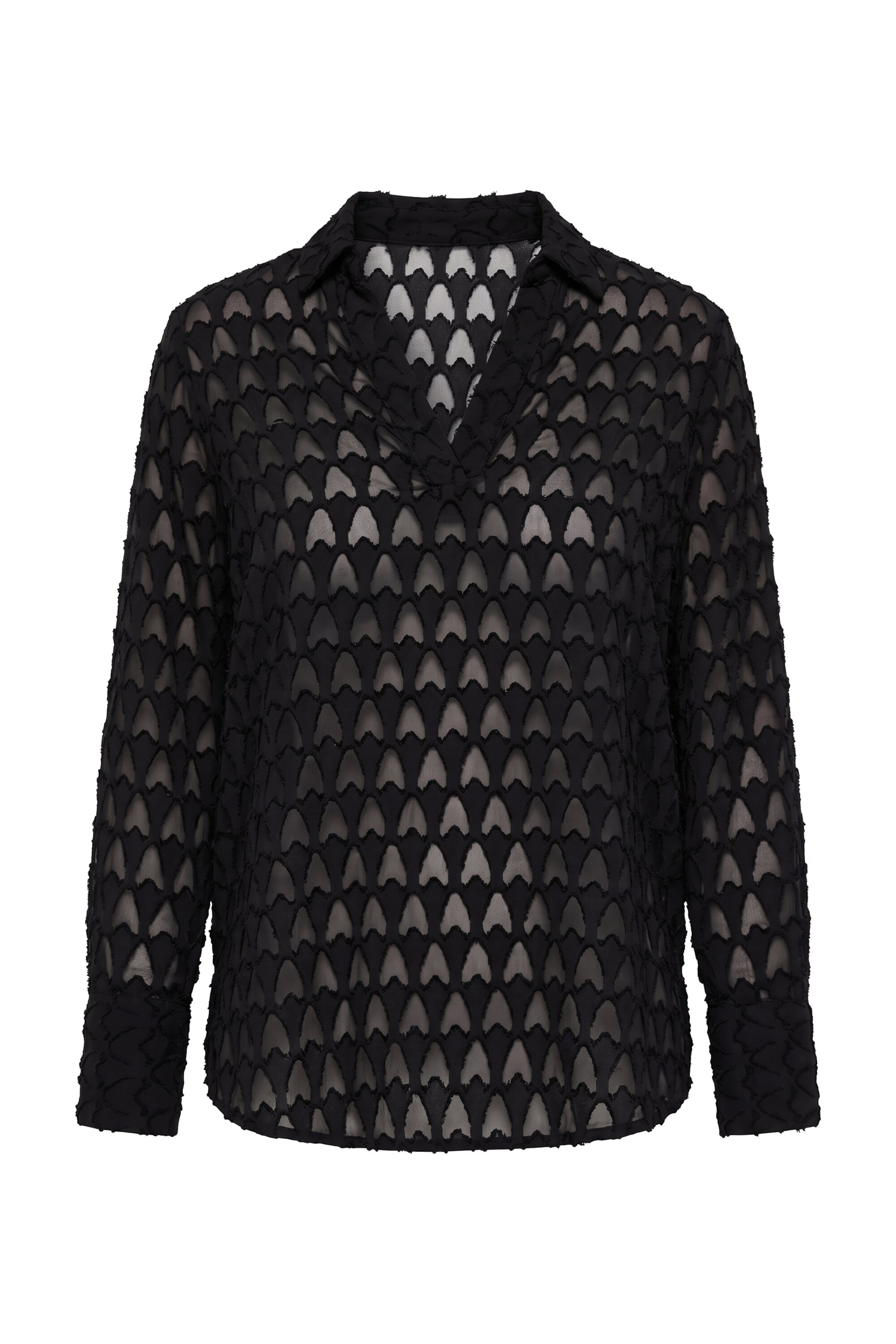Studio Untold Blouse in Black: front