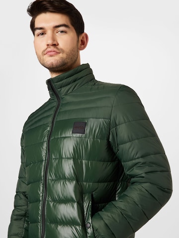 BOSS Orange Between-Season Jacket 'Oden' in Green