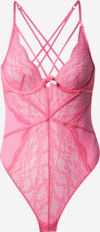 Hunkemöller Body 'Isabelle' i pink: forside