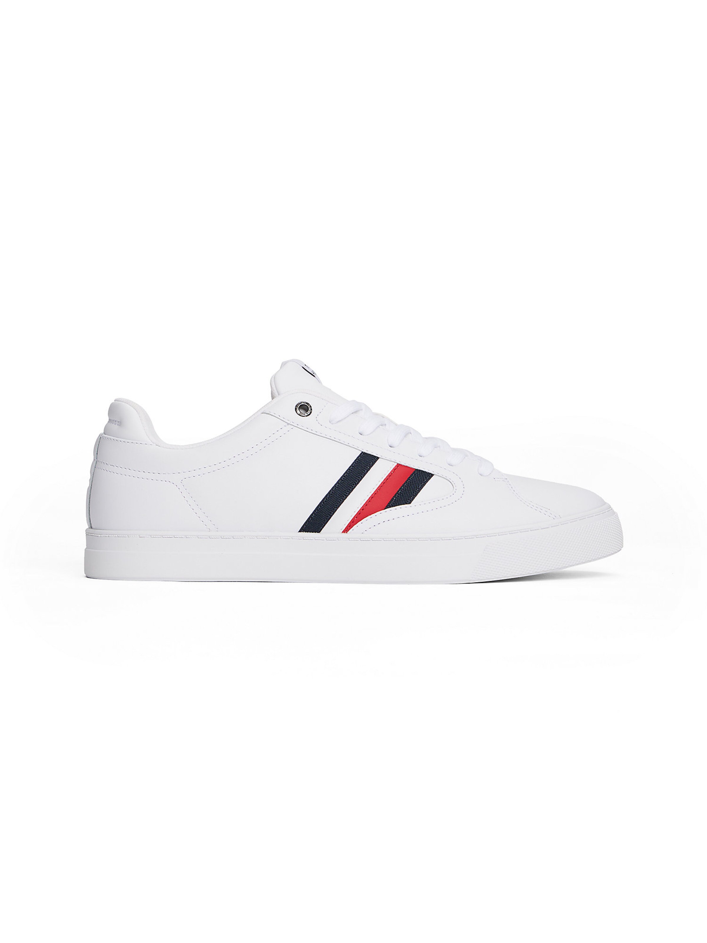 TOMMY HILFIGER Sneaker  'Icon Signature Tape Court' in Weiß