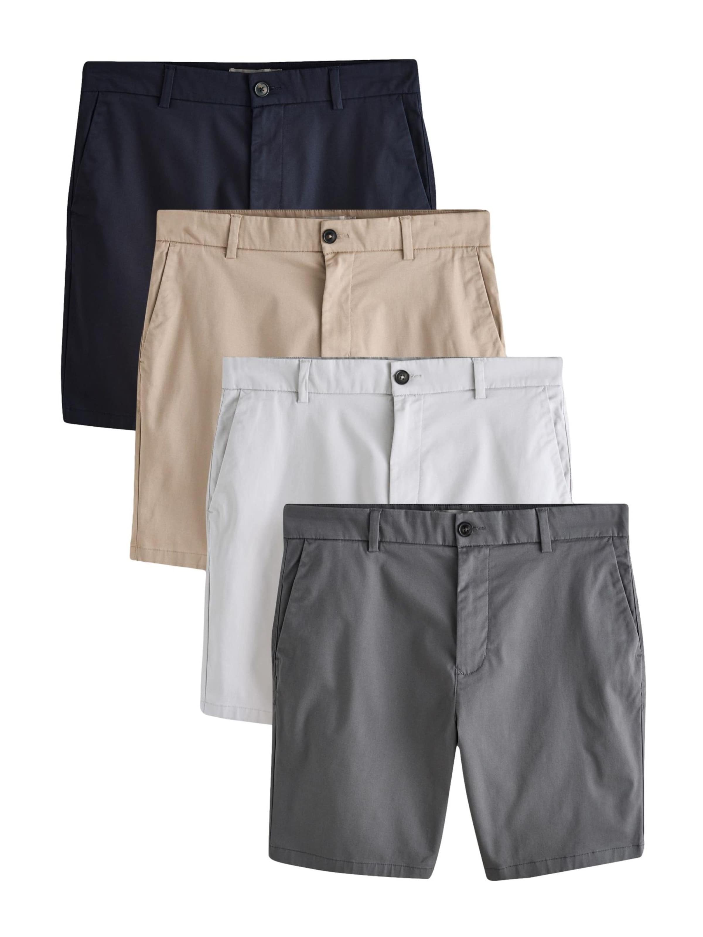 Next Slim fit Chino trousers in Beige: front