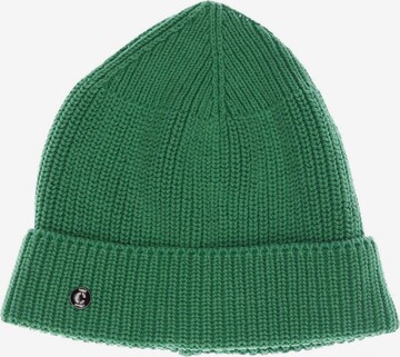 Closed Hat & Cap in One size in Green: front