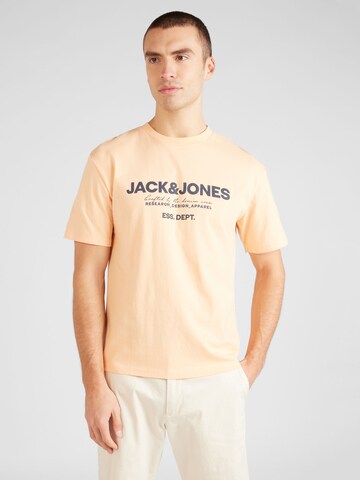 JACK & JONES Koszulka 'GALE' w kolorze pomarańczowy: przód