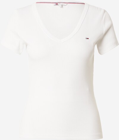 Tommy Jeans T-shirt 'Essential' en bleu marine / rouge / blanc, Vue avec produit