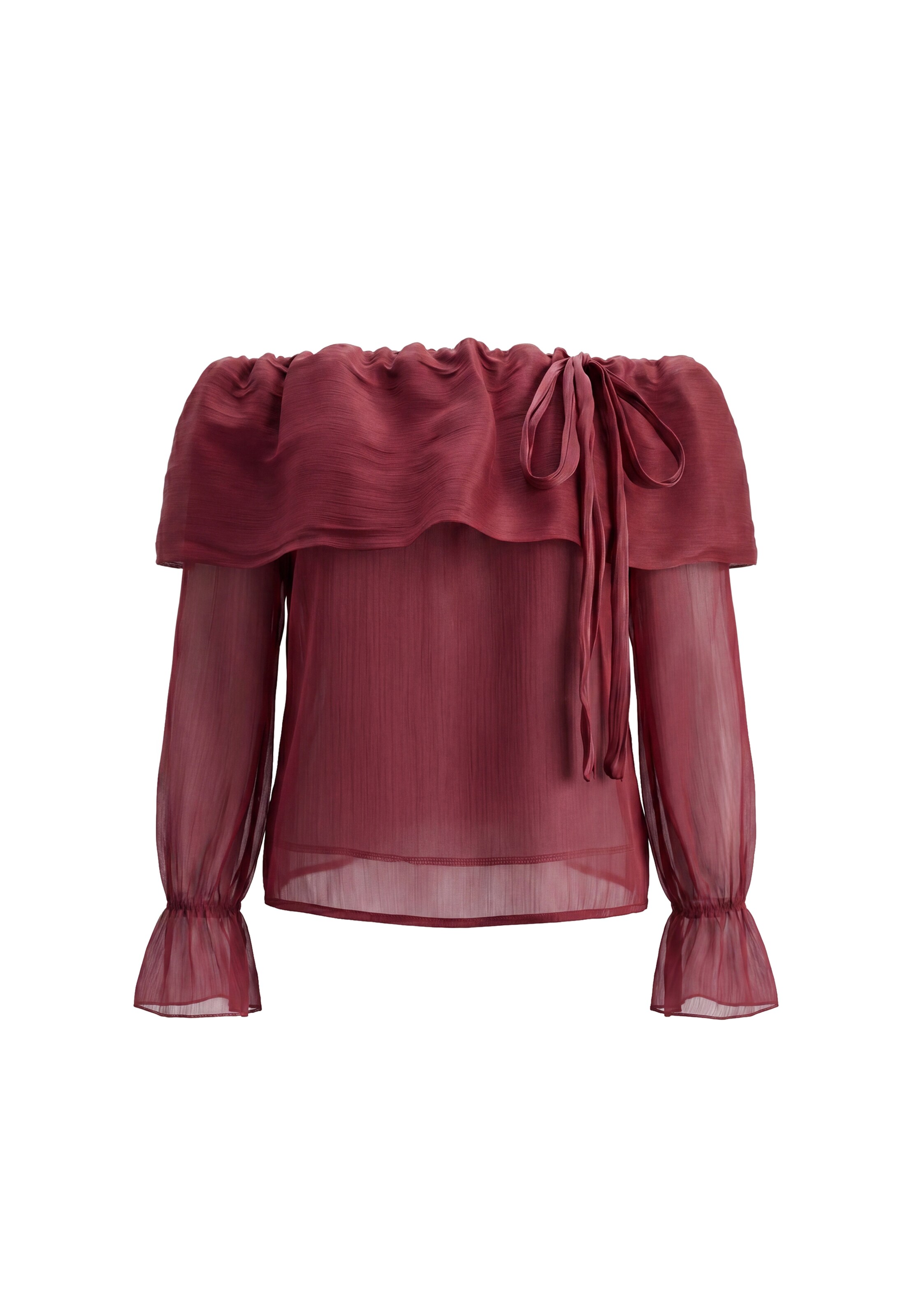 faina Bluse in Rot: Vorderseite