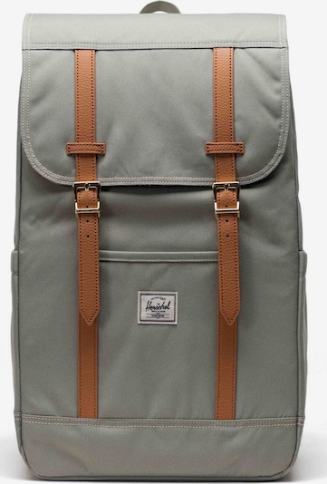 Herschel Rucksack 'Retreat™' in cognac / grau, Produktansicht