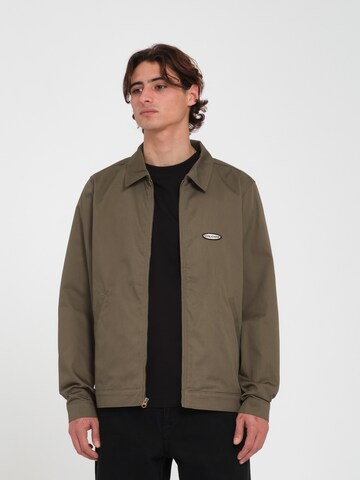 Volcom Between-Season Jacket 'VOIDER' in Brown: front