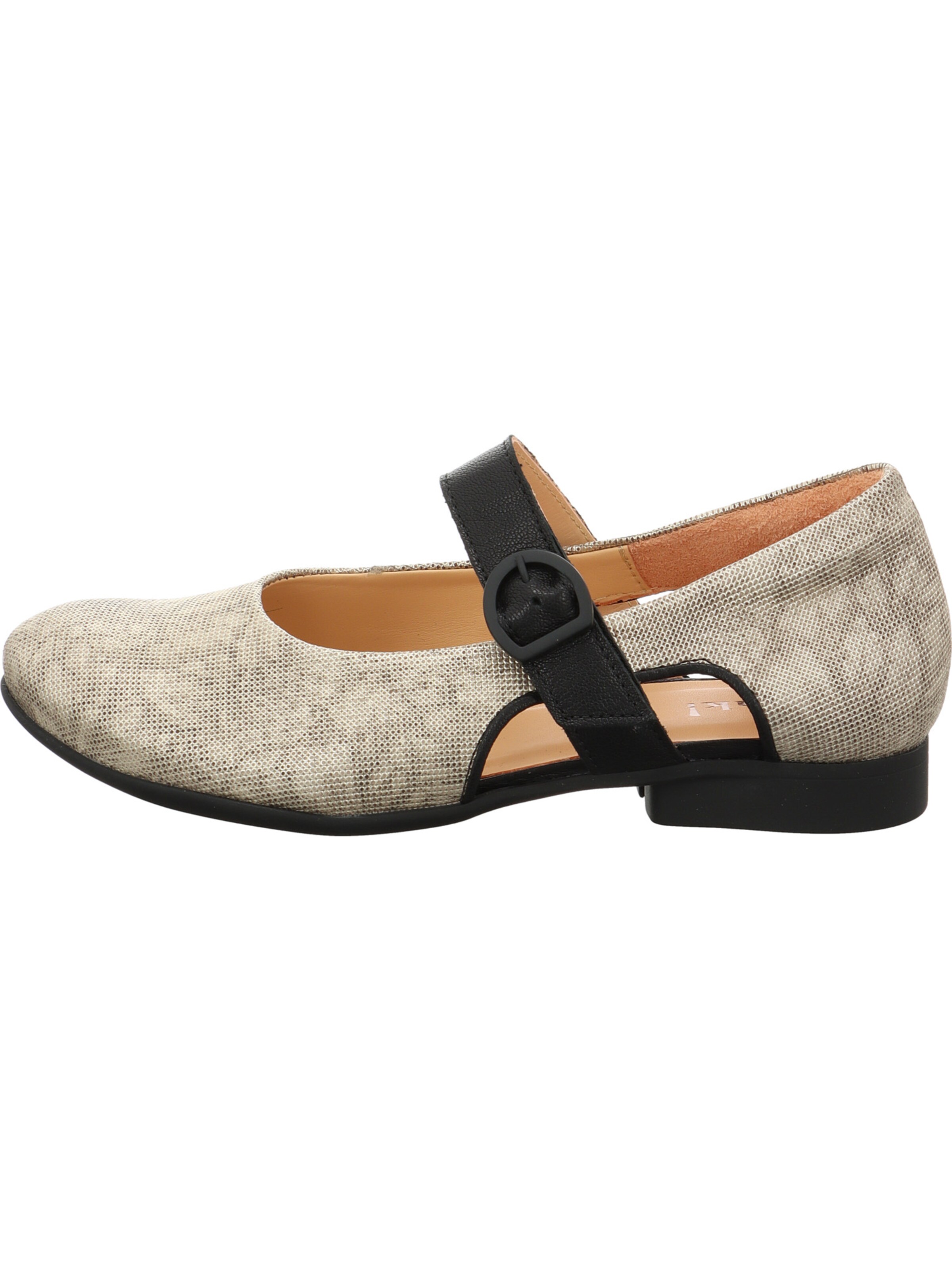 THINK! Riemchenballerina 'Guad2' in Grau