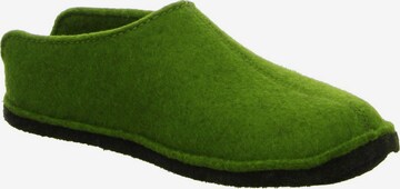 HAFLINGER Slippers in Green