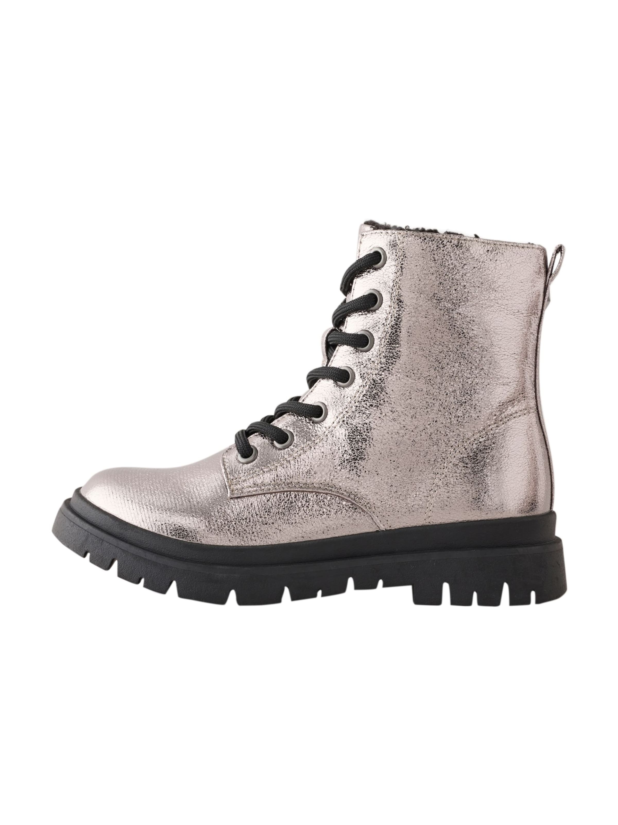 Bottes Next en argent : devant