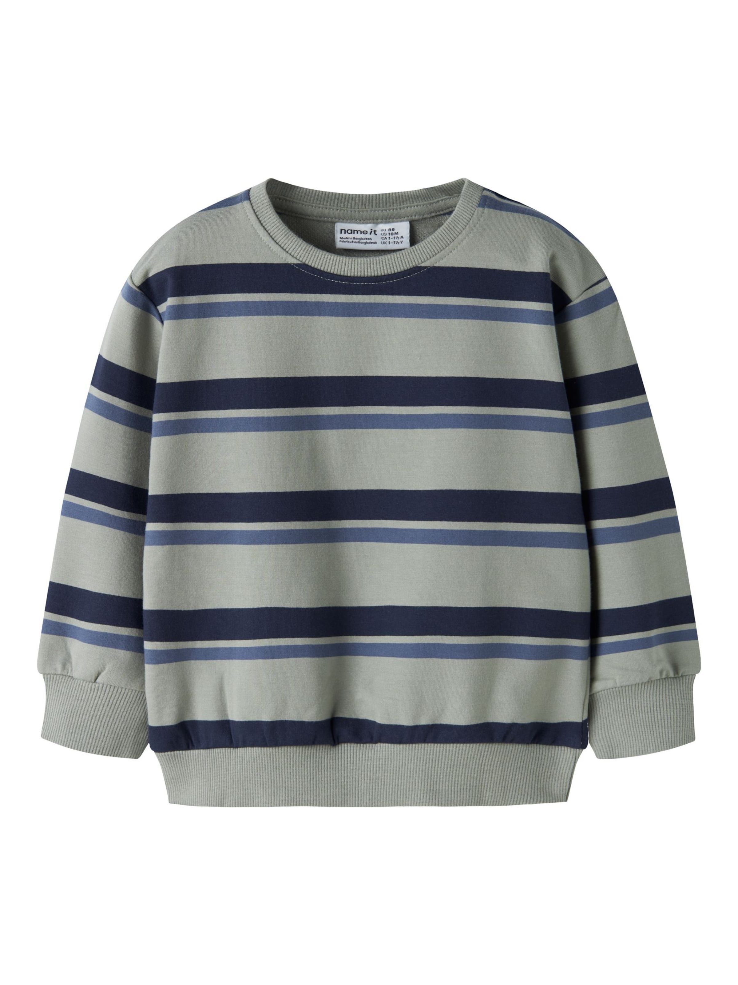Sweat NAME IT en gris : devant