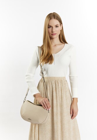 DreiMaster Klassik Crossbody bag in White: front