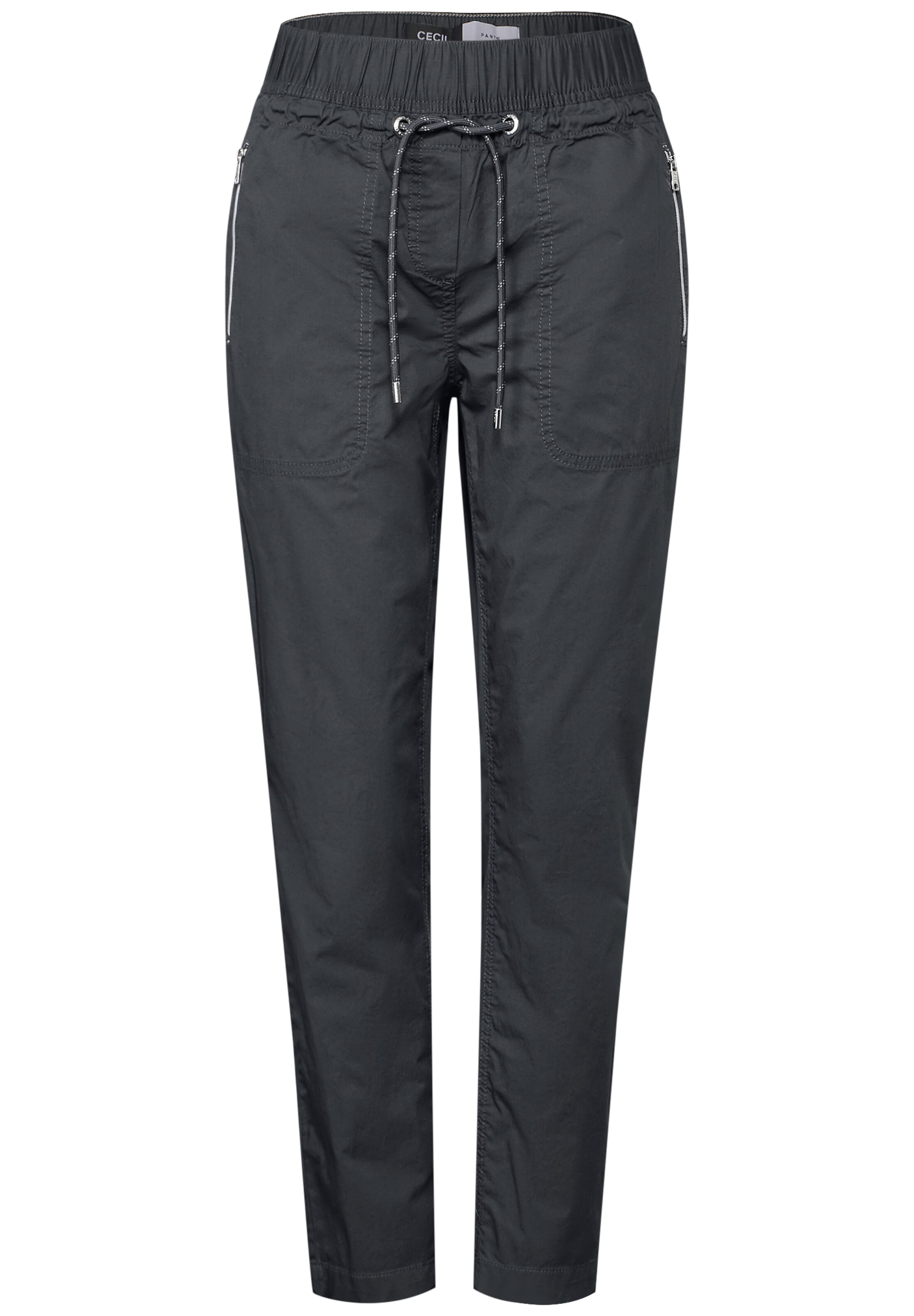 CECIL Slimfit Hose in Grau: Vorderseite