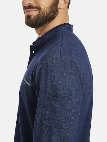 Jan Vanderstorm Langarmshirt in Blau