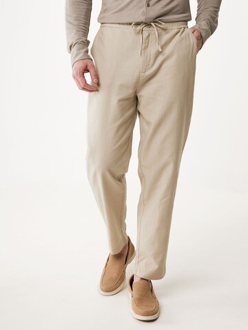 MEXX Regular MEXX Ethan Basic Leinen in Beige: Vorderseite