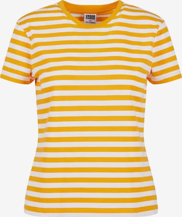 T-shirt Urban Classics en jaune : devant