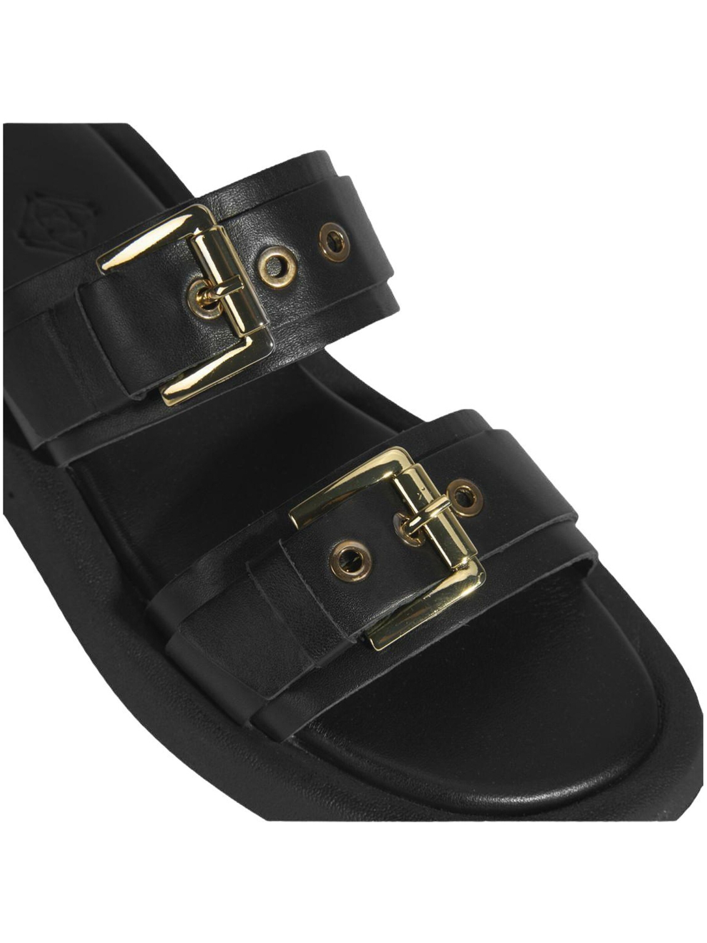 Desa Slippers 'Hausschuhe' in Black