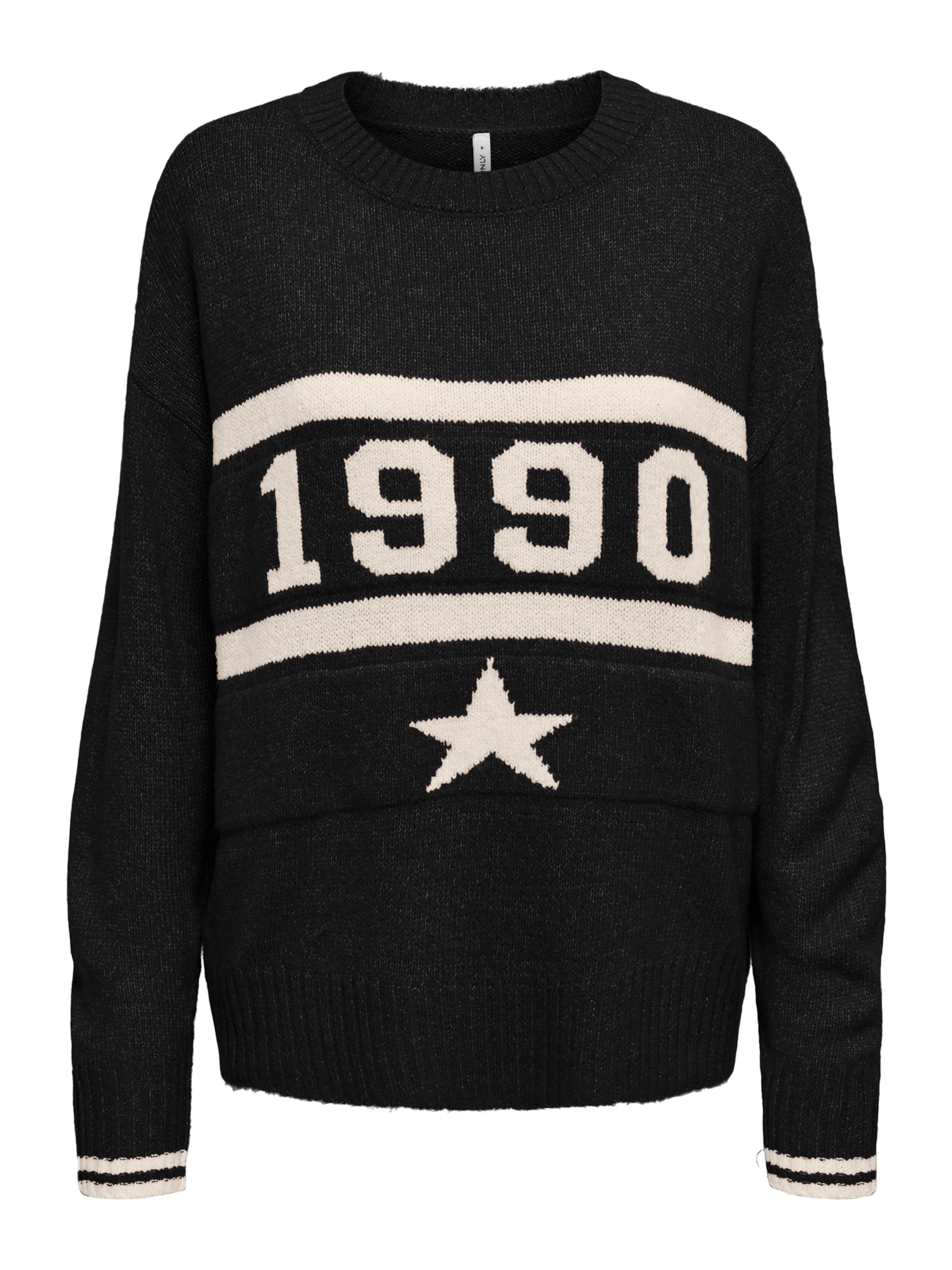 ONLY Pullover 'ONLTRAIN' in Schwarz: Vorderseite