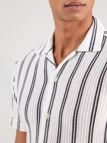 INDICODE JEANS Regular Fit Paita 'Olly' värissä valkoinen