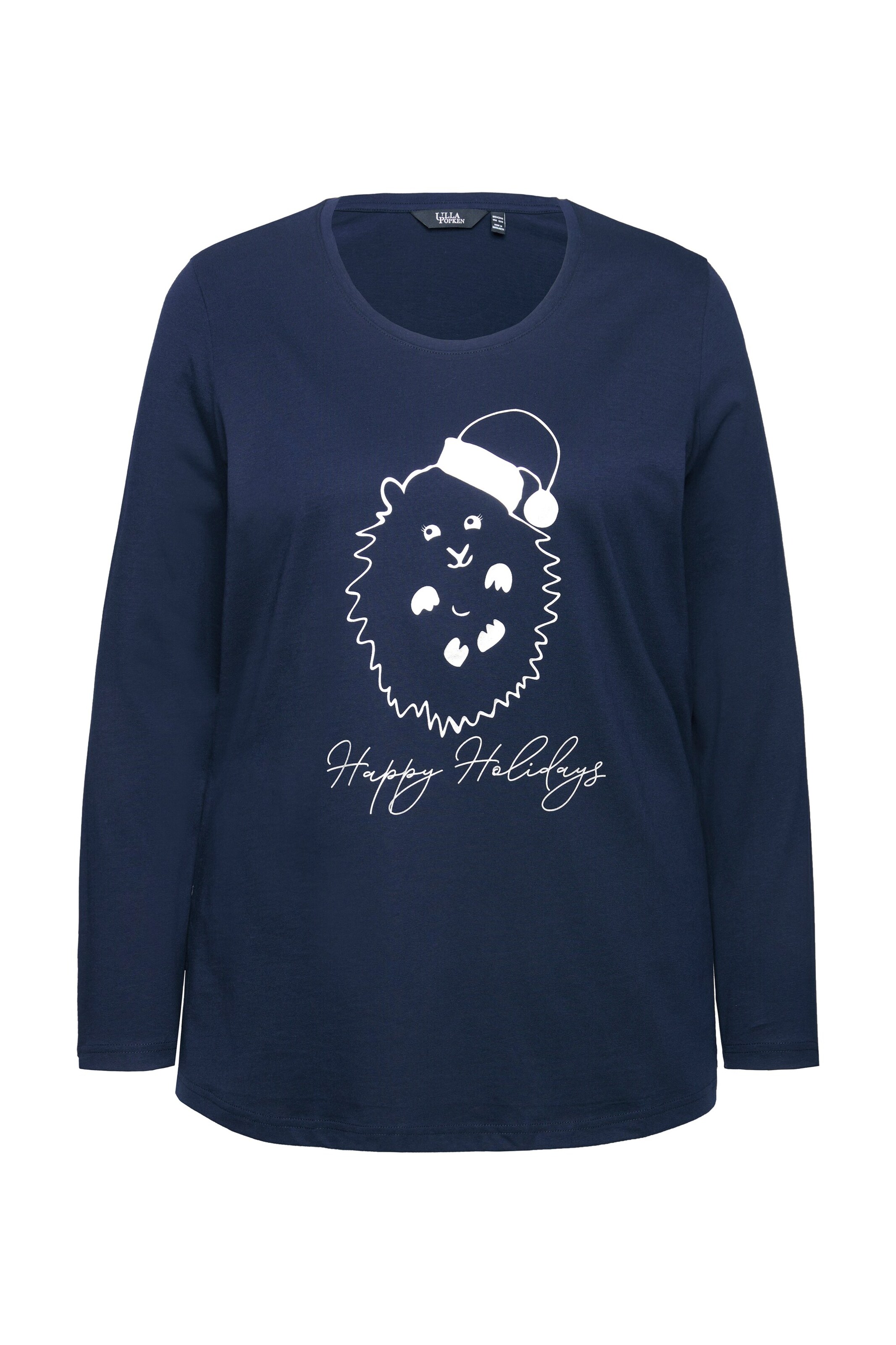 Ulla Popken Shirt in Blauw: voorkant