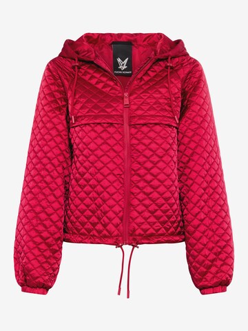 Fuchs Schmitt Between-Season Jacket 'Steppjacke Exeter' in Red: front