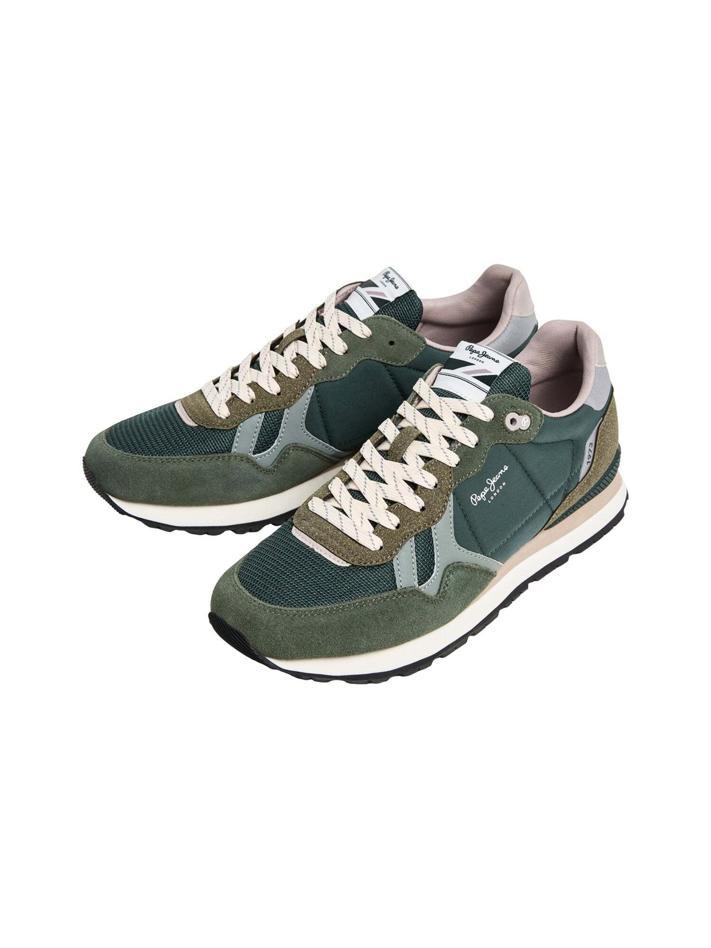 Pepe Jeans Platform trainers 'Brit League' in Green