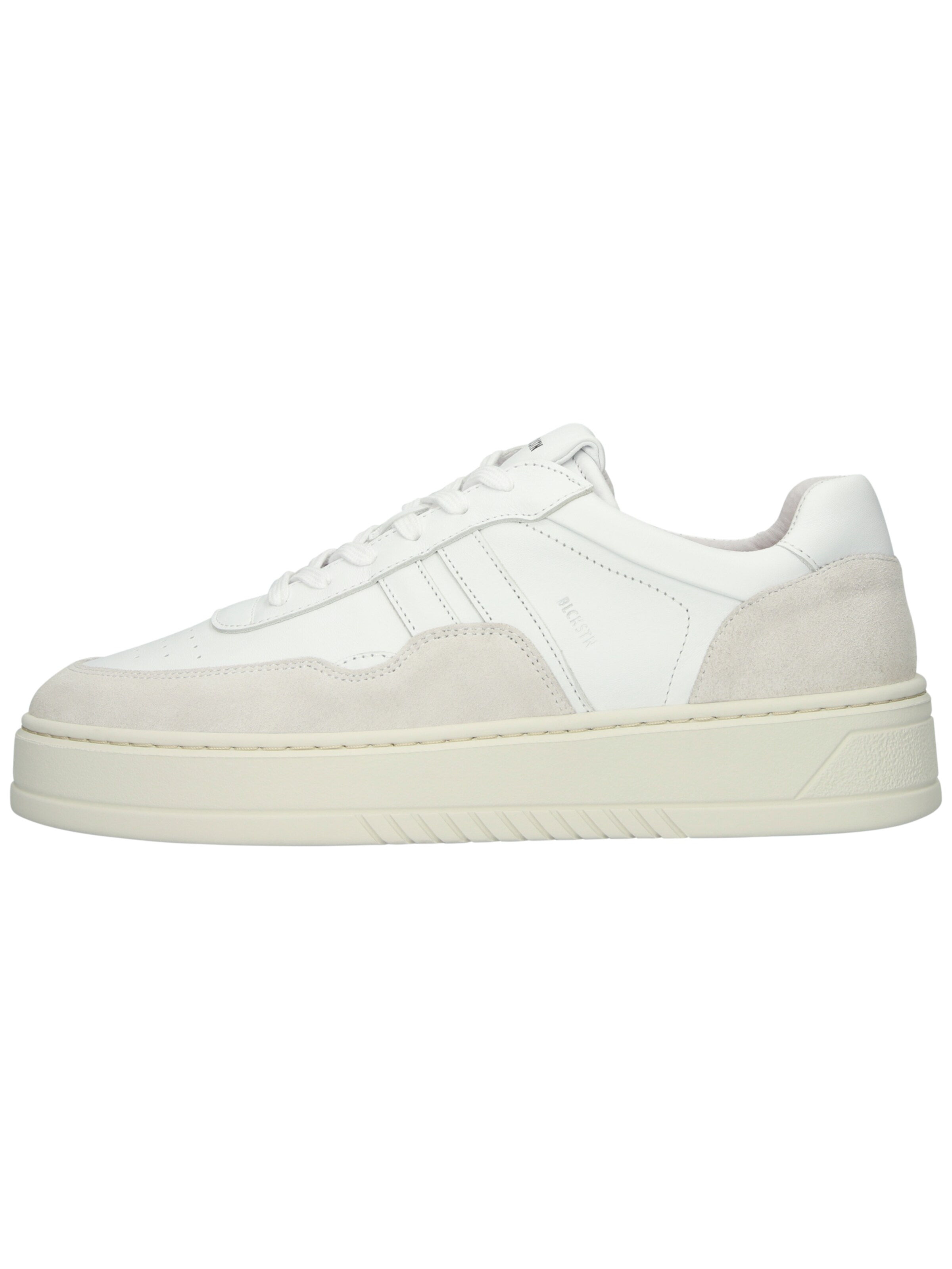 BLACKSTONE - Sapatilhas baixas 'Garnet Koda' em branco: frente