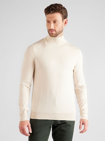 BURTON MENSWEAR LONDON Sweter w kolorze beżowy: przód
