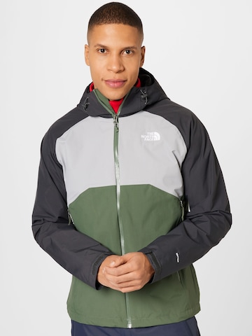 pilka THE NORTH FACE Standartinis modelis Laisvalaikio striukė 'Stratos': priekis