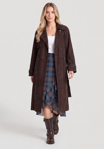 Manteau mi-saison DreiMaster PREMIUM en bleu : devant