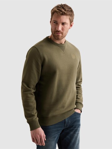 Sweat-shirt 'Sweatshirt with raglan sleeves and flight pocket' PME Legend en vert : devant