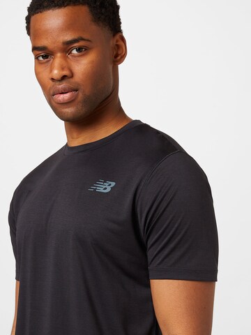 new balance Sportshirt 'Tenacity' in Schwarz