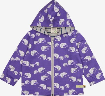 loud + proud Weatherproof jacket 'Wasserabweisend Outdoor' in Purple: front