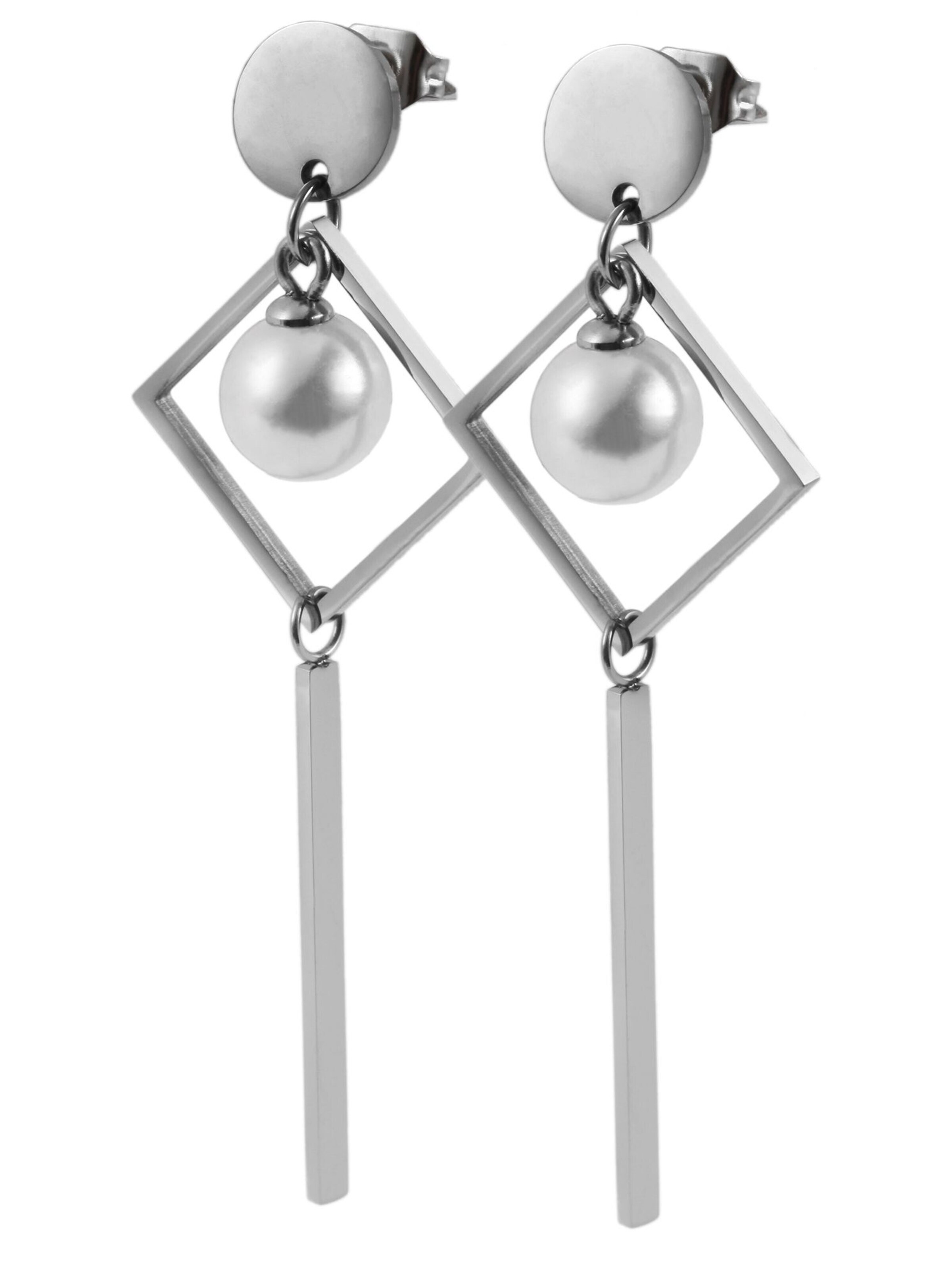 Akzent Earrings 'Paulette, langlebig' in Silver
