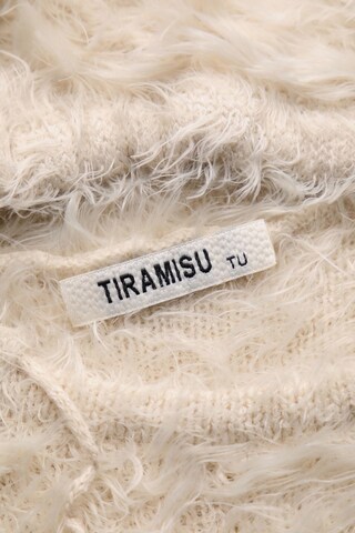 Tiramisu Kapuzen-Pullover S in Weiß