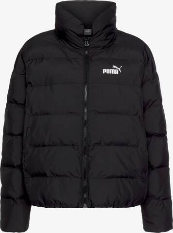 PUMA Winterjas in Zwart: voorkant