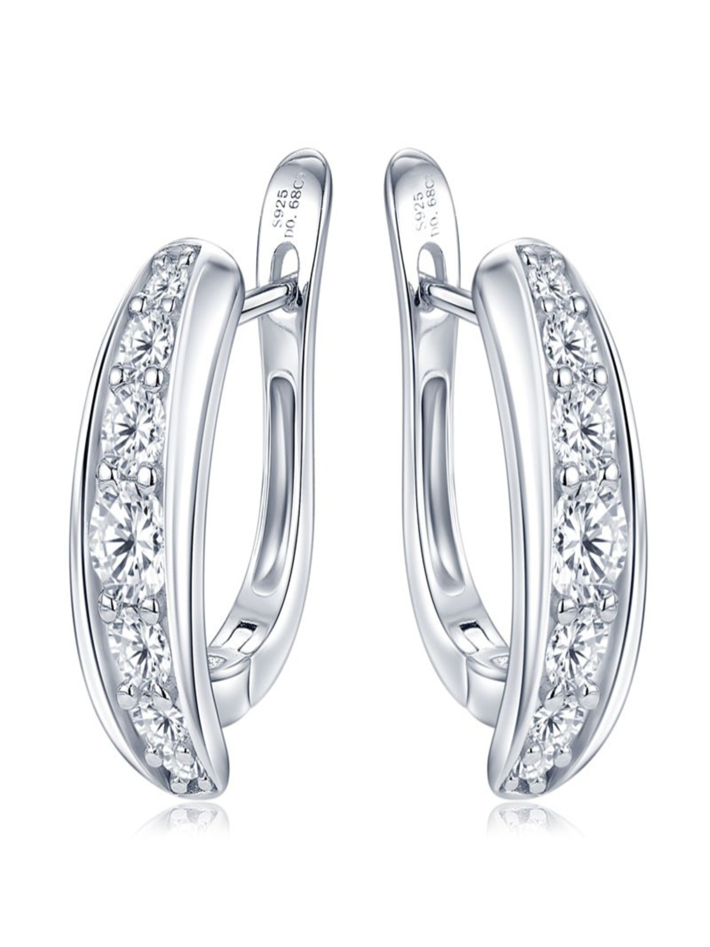 ROUGEMONT Jewellery Ohrringe in Silber: Vorderseite