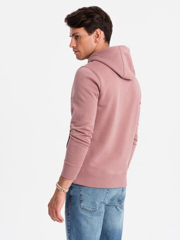 Ombre Sweatshirt 'OM-SSBN-0161' in Roze